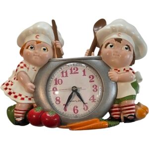 Vintage 1990 Burwood Products Campbell's Soup Quartz Wall Clock